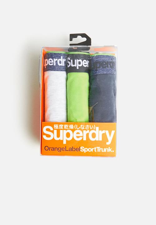 Superdry. - Sport 3 pack trunks - multi
