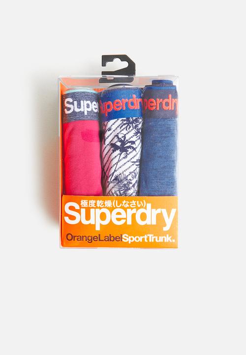 Superdry. - Sport 3 pack trunks - multi
