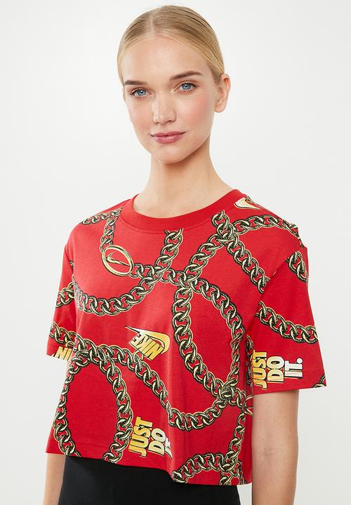 Nike - Nsw glam dunk tee - red
