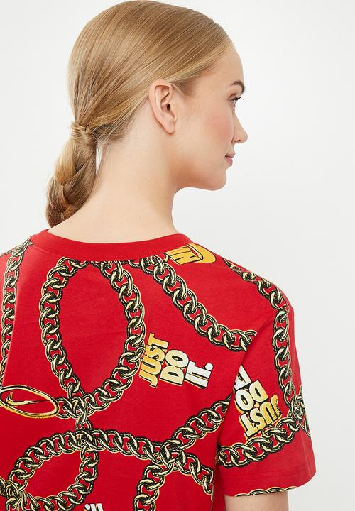 Nike - Nsw glam dunk tee - red