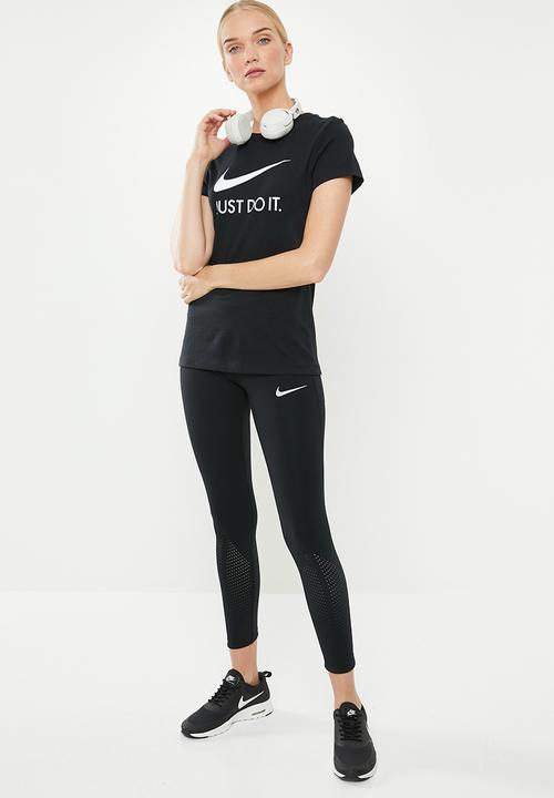 Nike - Nsw just do it slim tee - black & white