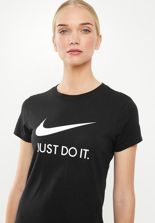 Nike - Nsw just do it slim tee - black & white