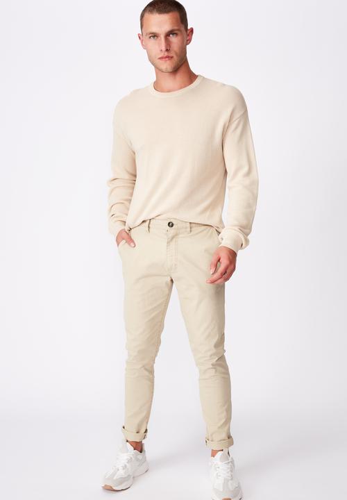Cotton On - Skinny stretch chino - neutral 