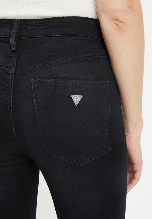 GUESS - High rise skinny - black