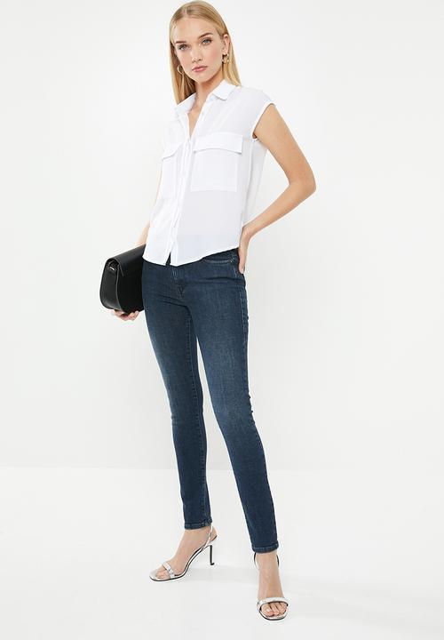Diesel  - D-roisin l.32 pantaloni - blue