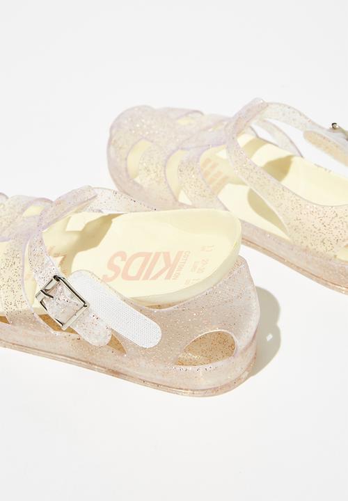 Cotton On - Jelly sandal - transparent & gold