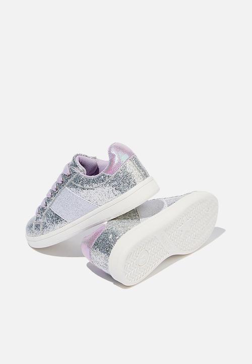 Cotton On - Tibi sneaker - silver & purple 