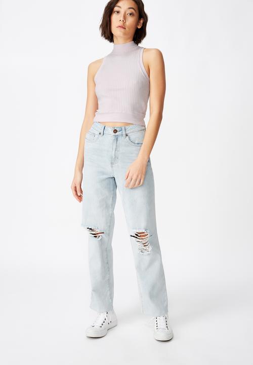 Factorie - Funnel neck tank top - purple