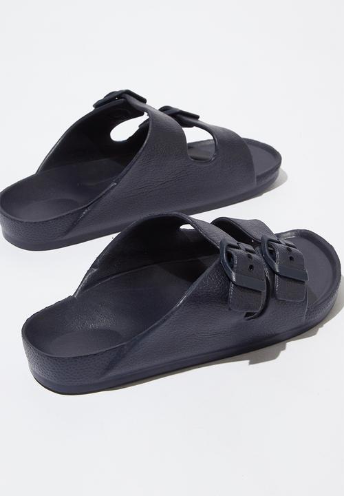 Cotton On - Twin strap slide - navy