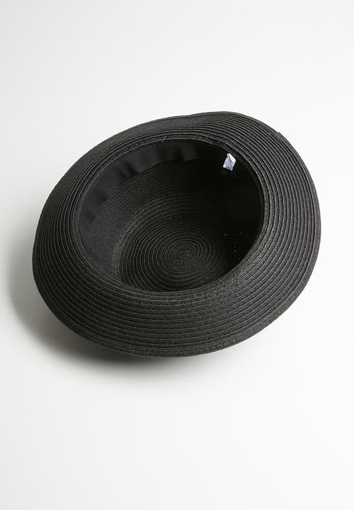 Superbalist - Brit straw hat - black