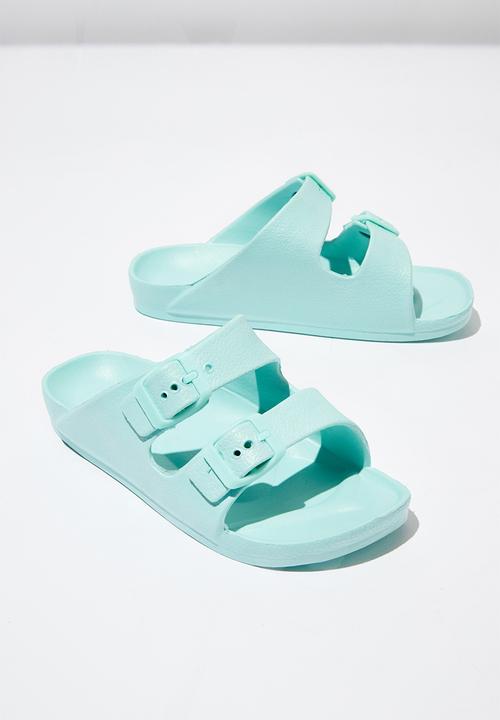Cotton On - Twin strap slide - blue