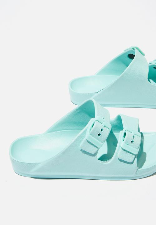 Cotton On - Twin strap slide - blue