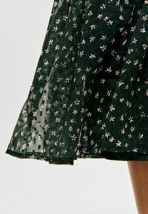 ONLY - Kim maxi woven skirt - green