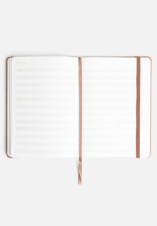 Typo - 2020 A5 weekly buffalo diary - tan