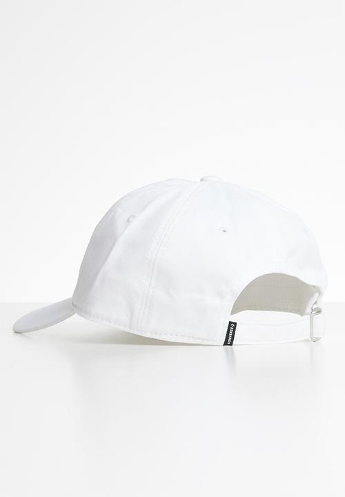 Converse - Lock up baseball hat - white & black