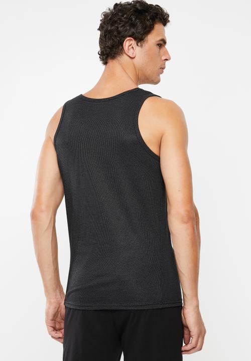 Jockey - 2 Pack eyelet vest - grey & black