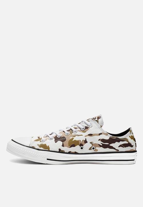 Converse - Chuck Taylor All Star Allover Camo ox vintage - white / black