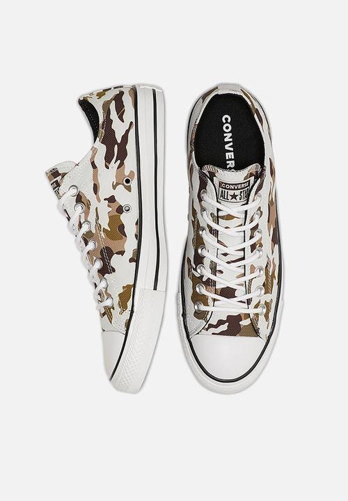 Converse - Chuck Taylor All Star Allover Camo ox vintage - white / black