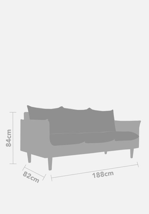 Sixth Floor - Hector 3-seater sofa - navy