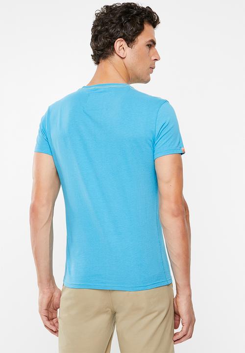 Superdry. - Heritage classic tee - blue