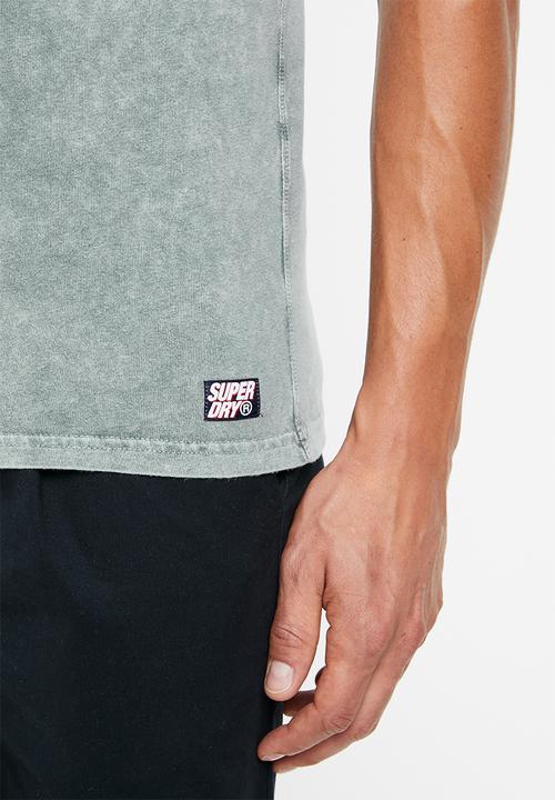 Superdry. - Retro classic tee - grey