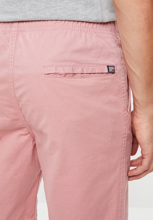 Superdry. - World wide chino shorts - pink