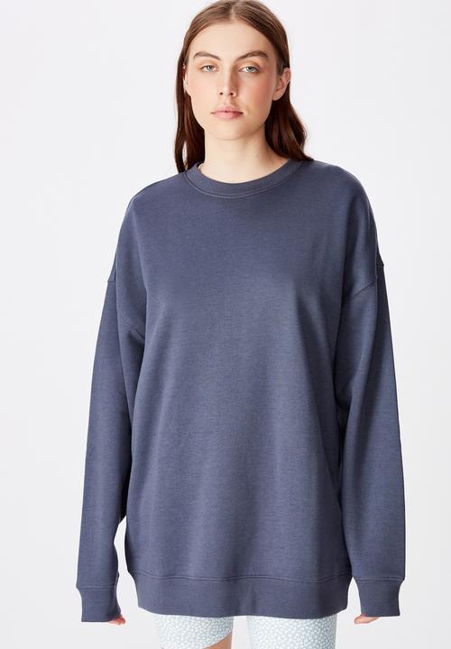 factorie oversized crew neck sweater