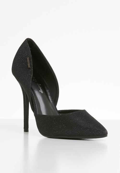 SISSY BOY - Akita cut away stiletto court - black