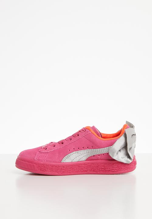 PUMA - Girls suede bow ac ps - pink