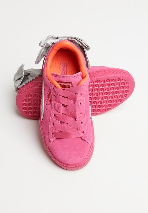 PUMA - Girls suede bow ac ps - pink