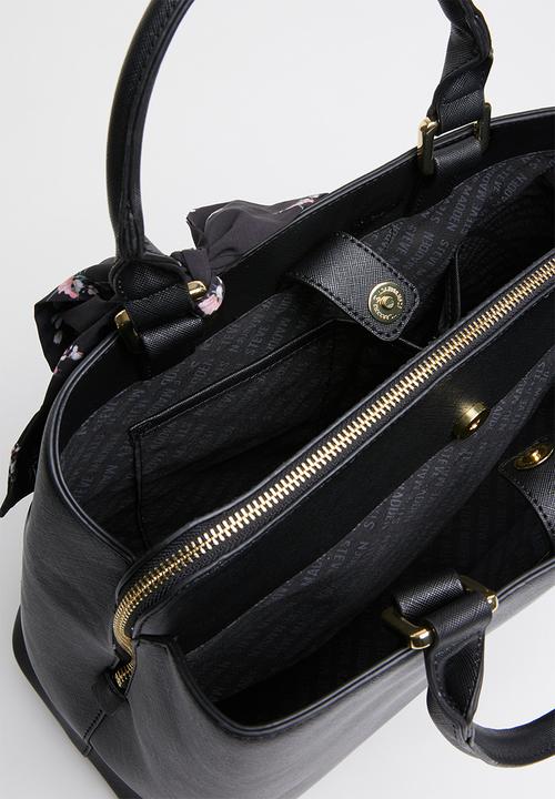 Steve Madden - Mini delta satchel- black 