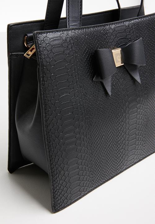 Pierre Cardin - Becca structured crossbody - black 