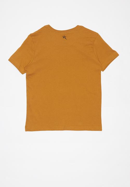 SOVIET - Boys logo tee - brown