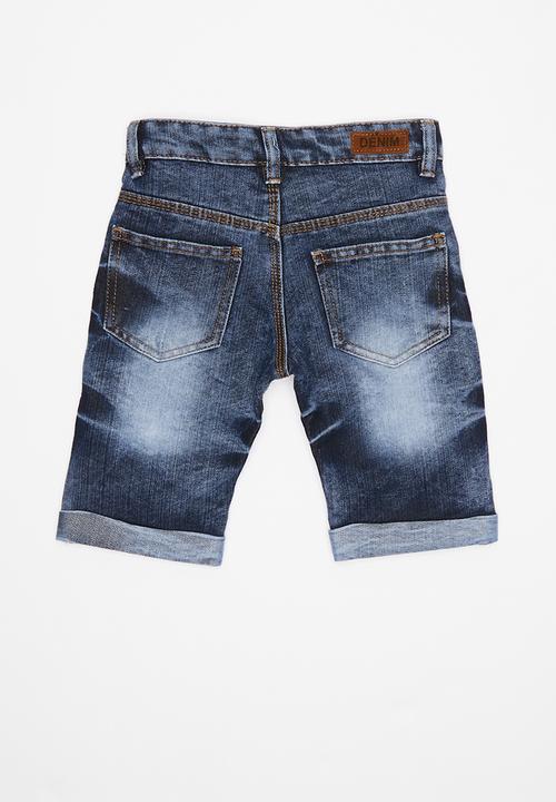 Pop Candy - Boys denim shorts - blue