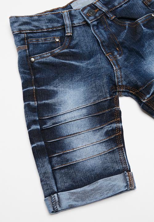 Pop Candy - Boys denim shorts - blue
