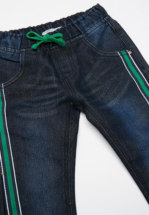 Pop Candy - Boys jogger with tape - navy