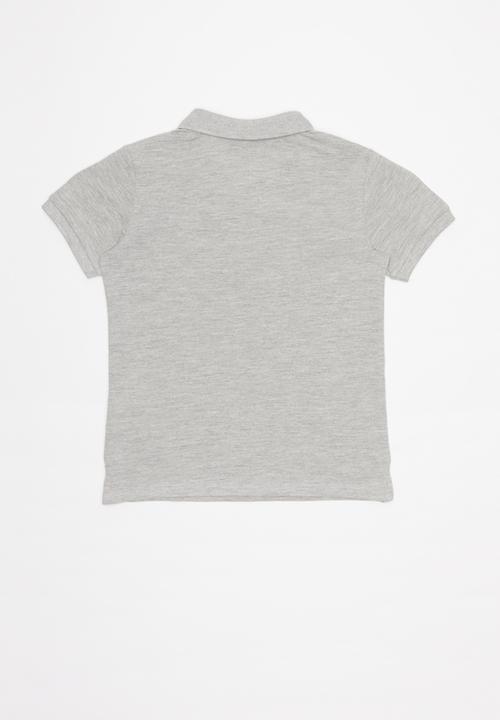 GUESS - Short sleeve Guess core polo - grey