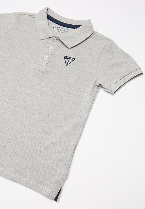 GUESS - Short sleeve Guess core polo - grey
