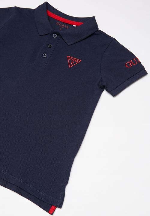 GUESS - Teen short sleeve Guess core polo - navy
