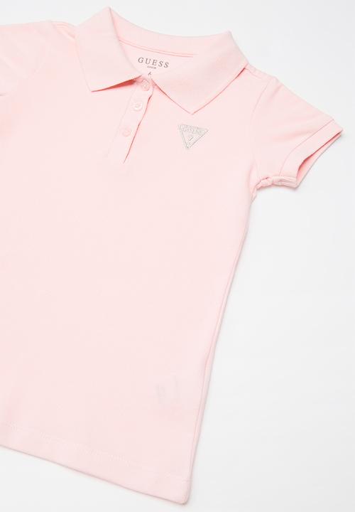 GUESS - Girls classic Guess polo - pink