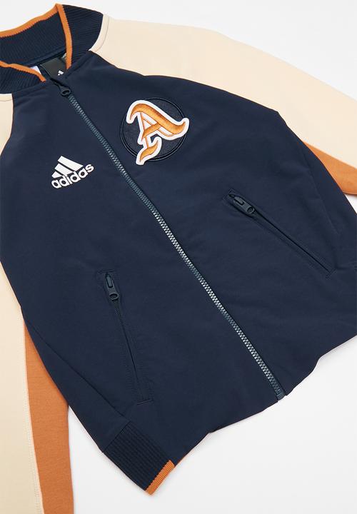 adidas Performance - Youth boys varsity jacket - navy/linen/copper