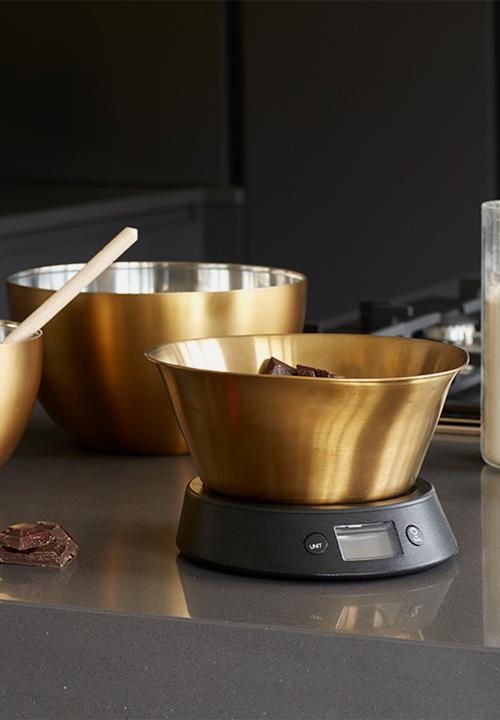 Kitchen Craft - Brass finish mixing bowl medium - 21cm