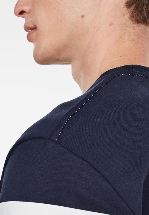 G-STAR - Graphic 13 long sleeve sweatshirt - navy