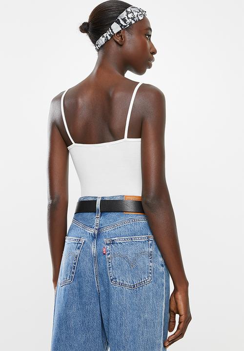 Superbalist - 2 Pack cami bodysuit - black & white