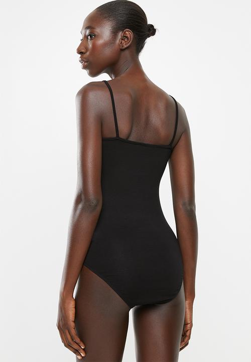 Superbalist - 2 Pack cami bodysuit - black & white
