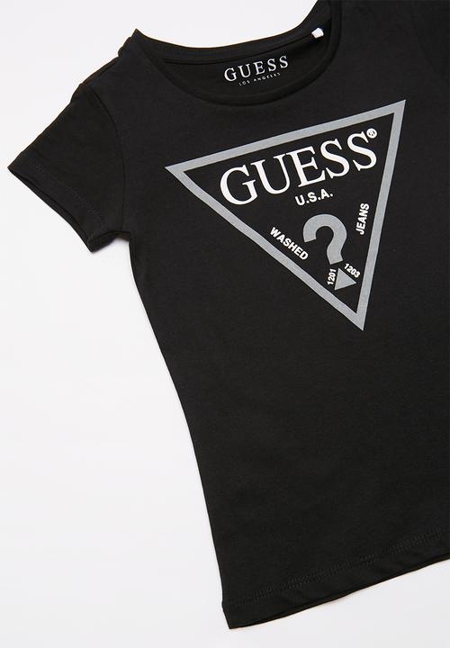 GUESS - Girls flower bomb tee - black