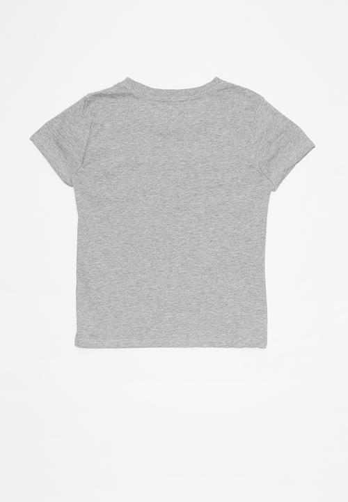 GUESS - Short sleeve Guess stamp tee - grey