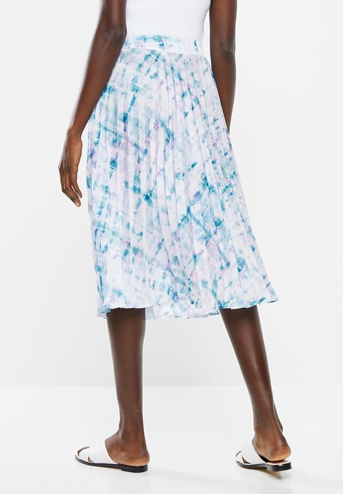 Superbalist - Printed pleated skirt - multi 