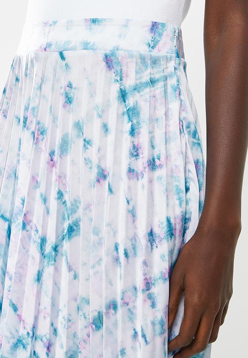 Superbalist - Printed pleated skirt - multi 