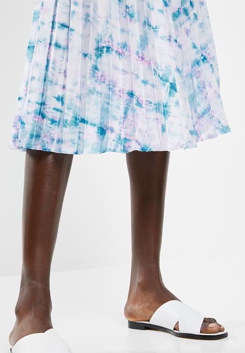 Superbalist - Printed pleated skirt - multi 